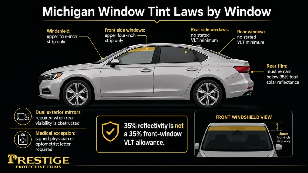 Michigan Legal Window Tint Laws